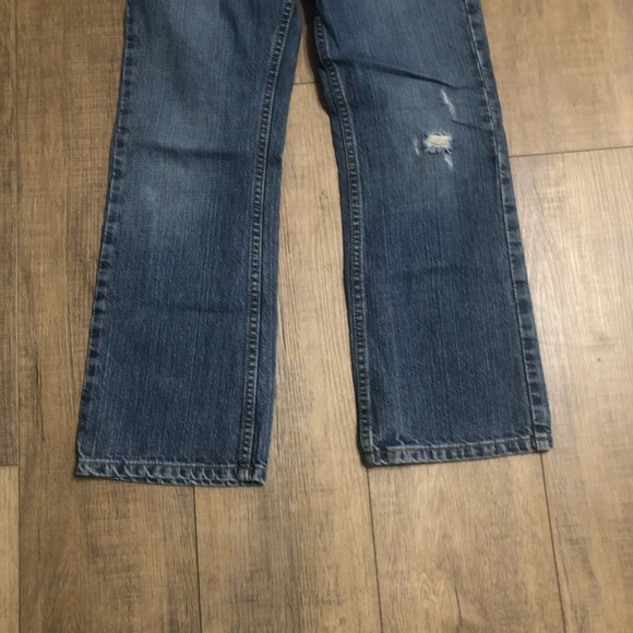 levi 527 boys jean 10 regular fit bootcut Mid rise blue denim pant 25x24 - Picture 5 of 5